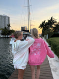Quilted Pastel Hoodie: Pastel / Large