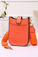 Mini PU Cellphone Cross Body Bag: White