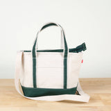 Sonoma Canvas Crossbody Convertible Tote: Hunter