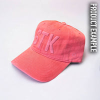Monochrome Hats - Customizable: White Cotton