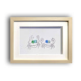 Crabs, Sea Glass ART