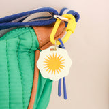 Golden Sun Bag Charm