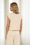 Soft Modal Sleeveless Muscle Top: Taupe / L