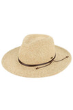 C.C String Trim Band Panama Sun Hat: Denim