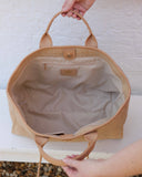 Melissa Tote Bag Natural Lattice: Default