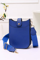 Mini PU Cellphone Cross Body Bag: White