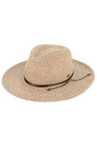 C.C String Trim Band Panama Sun Hat: Denim