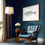 Striped Bass: Unframed / 11 x 14