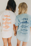 BY THE SEA | Saltwater Fish Unisex Tee: XL