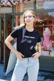 I Cried Today™ Puff Graphic T-Shirt: Black / Large