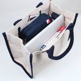 Eco Friendly Village Canvas Tote Customizable: Natural