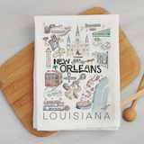 Tea Towels - All Cities: Bay St. Louis MS