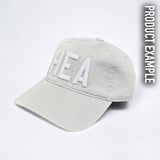 Monochrome Hats - Customizable: White Cotton