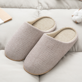 Unisex Quiet Slippers – Lightweight for Home & Travel: Tan / L (8.5-9.5 Men)
