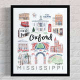 Mississippi City Prints (Unframed; Packaged Only): Pass Christian / 12" x 16"