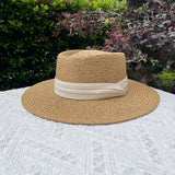 BEACH VACATION SUN FEDORA STRAW HATS FOR WOMEN_CWAH1151: KHAKIBEIGE / (OS) 1
