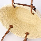 PERSONALIZED FASHIONABLE LARGE CAPACITY STRAW BAG_CWAB4707: Beige / (OS) 1