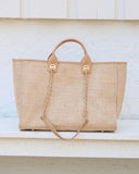 Melissa Tote Bag Natural Lattice: Default