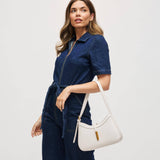 Judith Shoulder Bag: Oatmilk