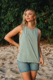 Basic Blank Mineral Graphic Tank Top: MINERAL BLACK / LARGE
