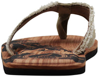 Norty Men's Memory Foam Footbed Sandals - Tan Canvas 41009: 11