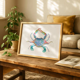 Blue Crab No. 2: Unframed / 11 x 14