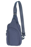 C.C Solid Crossbody Sling Bag: Rose