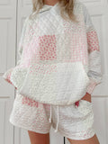 Quilted Pastel Shorts: Pastel / Small