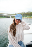 Coastal Cowgirl - Blue Corduroy Trucker Hat