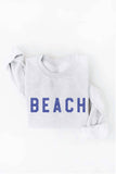 BEACH Graphic Sweatshirt: VINTAGE WHITE / S