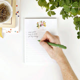 Everyday checklist notepad: Gingham mug