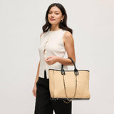 Jaxon Tote: Natural White