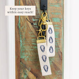 Oyster Keychain | Coastal Gift | Bag Charm
