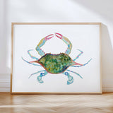 Blue Crab No. 1: Unframed / 11 x 14