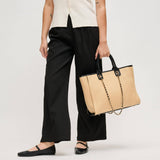 Jaxon Tote: Natural White