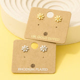 Mini Flower Stud Earrings: G