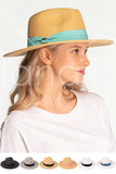 C.C Adjustable String Straw Hat: White/Black