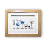 Cocktails, Sea Glass ART