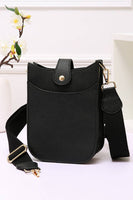 Mini PU Cellphone Cross Body Bag: White