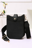 Mini PU Cellphone Cross Body Bag: White
