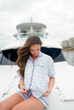 Blue Oysters - Short Pajama Set: X-Large