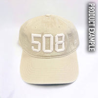 Monochrome Hats - Customizable: White Cotton