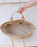 Melissa Tote Bag Natural Lattice: Default