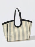POSITANO TOTE: BLACK