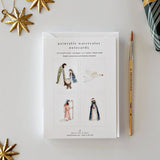 Nativity paintable notecard