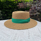 BEACH VACATION SUN FEDORA STRAW HATS FOR WOMEN_CWAH1151: BEIGECOFFEE / (OS) 1