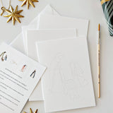 Nativity paintable notecard