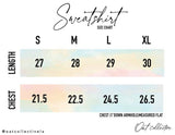 WEEKEND Graphic Sweatshirt: LIGHT BLUE / XL