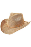 C.C Sequin Cowboy Hat: Beige