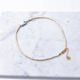 Good Luck Fish Bahama Wood Bead Necklace: Turquoise